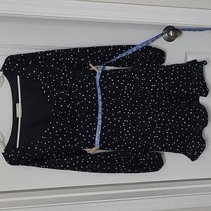 Altar'd State Small black and white long sleeve star dress